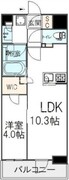 オープンレジデンシア新宿ザ・ハウス 104 間取り図