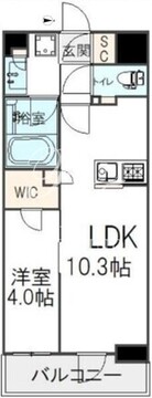 オープンレジデンシア新宿ザ・ハウス 104 間取り図