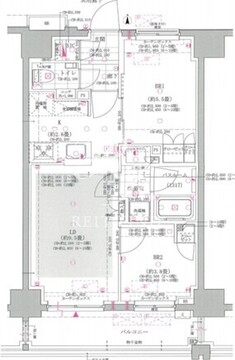 オープンレジデンシア新宿ザ・ハウス 302 間取り図