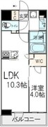 オープンレジデンシア新宿ザ・ハウス 703 間取り図