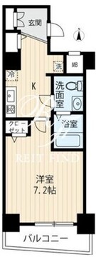 アルコバレーノ武蔵小山 504 間取り図