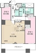 ザ・パークハウス西新宿タワー60 715 間取り図