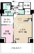 ザ・レジデンス四谷ガーデン 407 間取り図