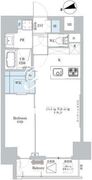 ディームス蔵前 601 間取り図