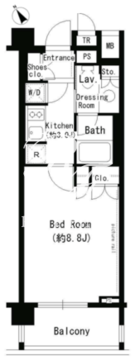 パークアクシス学芸大学 303 間取り図