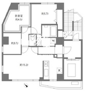ラチューン文京小石川 401 間取り図