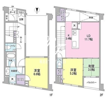ソアラノーム碑文谷 111 間取り図
