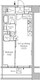 ザ・パークハビオ白金高輪 503 間取り図
