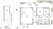 グランデュオ三軒茶屋12 401 間取り図