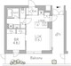 グランデュオ三軒茶屋12 302 間取り図
