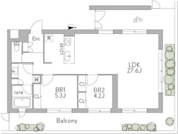 グランデュオ三軒茶屋12 301 間取り図