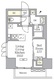 ラティエラ武蔵小山レジデンス 1003 間取り図