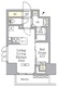 ラティエラ武蔵小山レジデンス 1103 間取り図