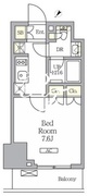ラティエラ武蔵小山レジデンス 1202 間取り図