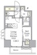 ラティエラ武蔵小山レジデンス 1203 間取り図