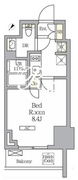 ラティエラ武蔵小山レジデンス 1301 間取り図