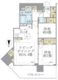 グランドシティタワー月島 4803 間取り図