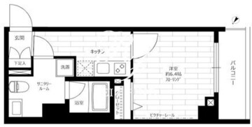 グランドコンシェルジュ日本橋水天宮 607 間取り図