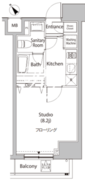 カーサスプレンディッド日本橋水天宮 702 間取り図