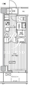 ヒューリック浅草橋江戸通 1004 間取り図