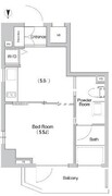 プライムアーバン三軒茶屋 205 間取り図