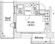 カスタリア戸越 704 間取り図