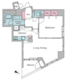 レジディア学芸大学 304 間取り図