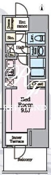 リビオメゾン東陽町ヒュッテ 1002 間取り図