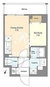 ヴィラクレール巣鴨 702 間取り図