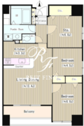 クレアールフレスカ 1206 間取り図