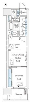 ロイヤルパークス有明 542 間取り図