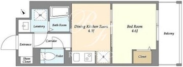 ヴィラクレール西馬込 202 間取り図
