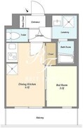 ヴィラクレール西馬込 206 間取り図