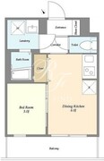 ヴィラクレール西馬込 207 間取り図
