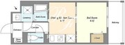 ヴィラクレール西馬込 302 間取り図