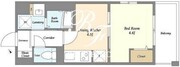 ヴィラクレール西馬込 401 間取り図
