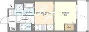 ヴィラクレール西馬込 402 間取り図