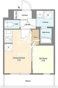 ヴィラクレール西馬込 406 間取り図