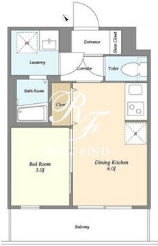 ヴィラクレール西馬込 407 間取り図