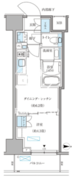 パークアクシス住吉ガーデンスクエア 306 間取り図