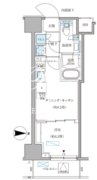 パークアクシス住吉ガーデンスクエア 310 間取り図