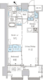 レガシス中目黒 1012 間取り図