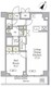 ラティエラ武蔵小山レジデンス 408 間取り図