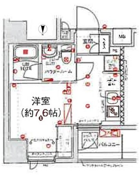 スパシエ新高円寺 201 間取り図