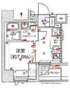 スパシエ新高円寺 302 間取り図