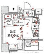 スパシエ新高円寺 602 間取り図