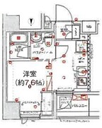 スパシエ新高円寺 702 間取り図
