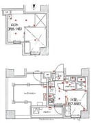 スパシエ新高円寺 901 間取り図