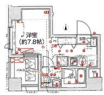 スパシエ新高円寺 203 間取り図
