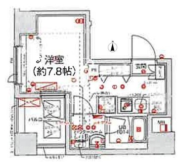 スパシエ新高円寺 303 間取り図